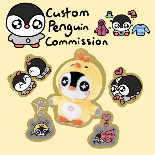Penguin x duck plushy Tier 3